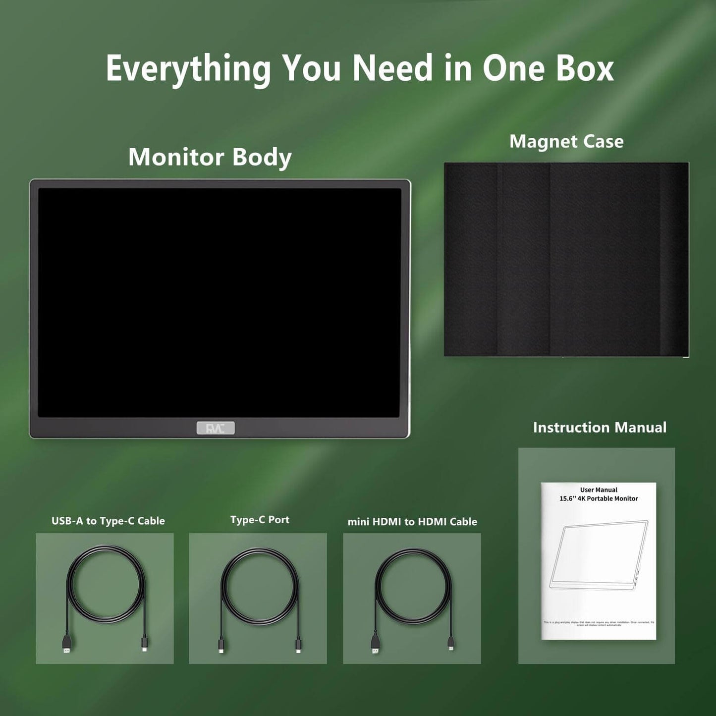 15.6 Inch 4K Portable Gaming Monitor with Touch - Smart Gizmo Tech