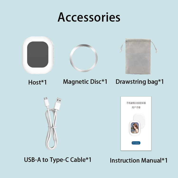 T3 Mimi Selfie Monitor Screen