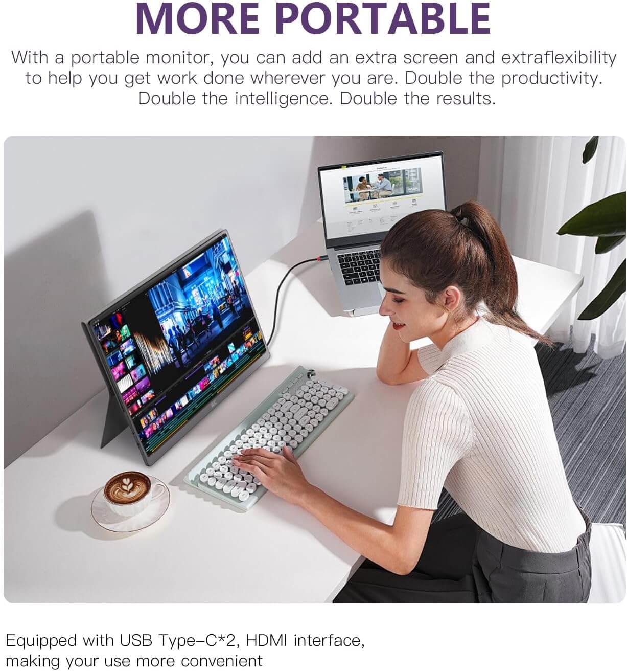 15.6-250NITS Portable Monitor - Smart Gizmo Tech