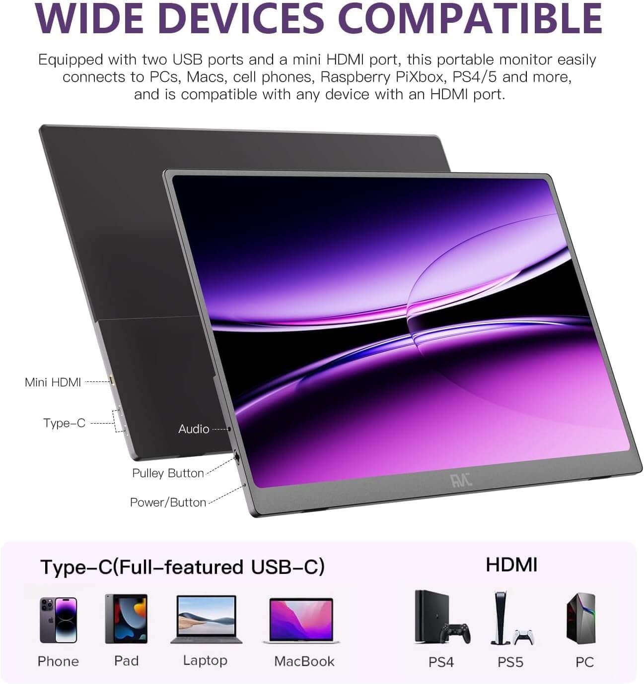 15.6-250NITS Portable Monitor - Smart Gizmo Tech