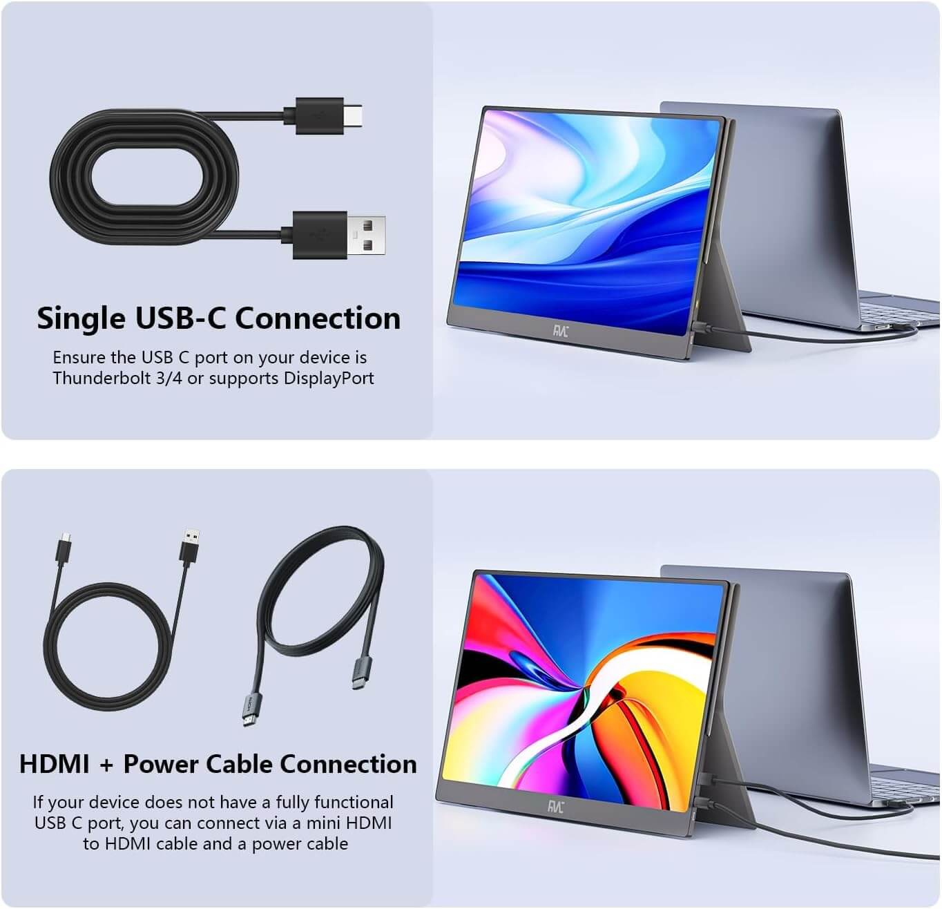 15.6-250NITS Portable Monitor - Smart Gizmo Tech