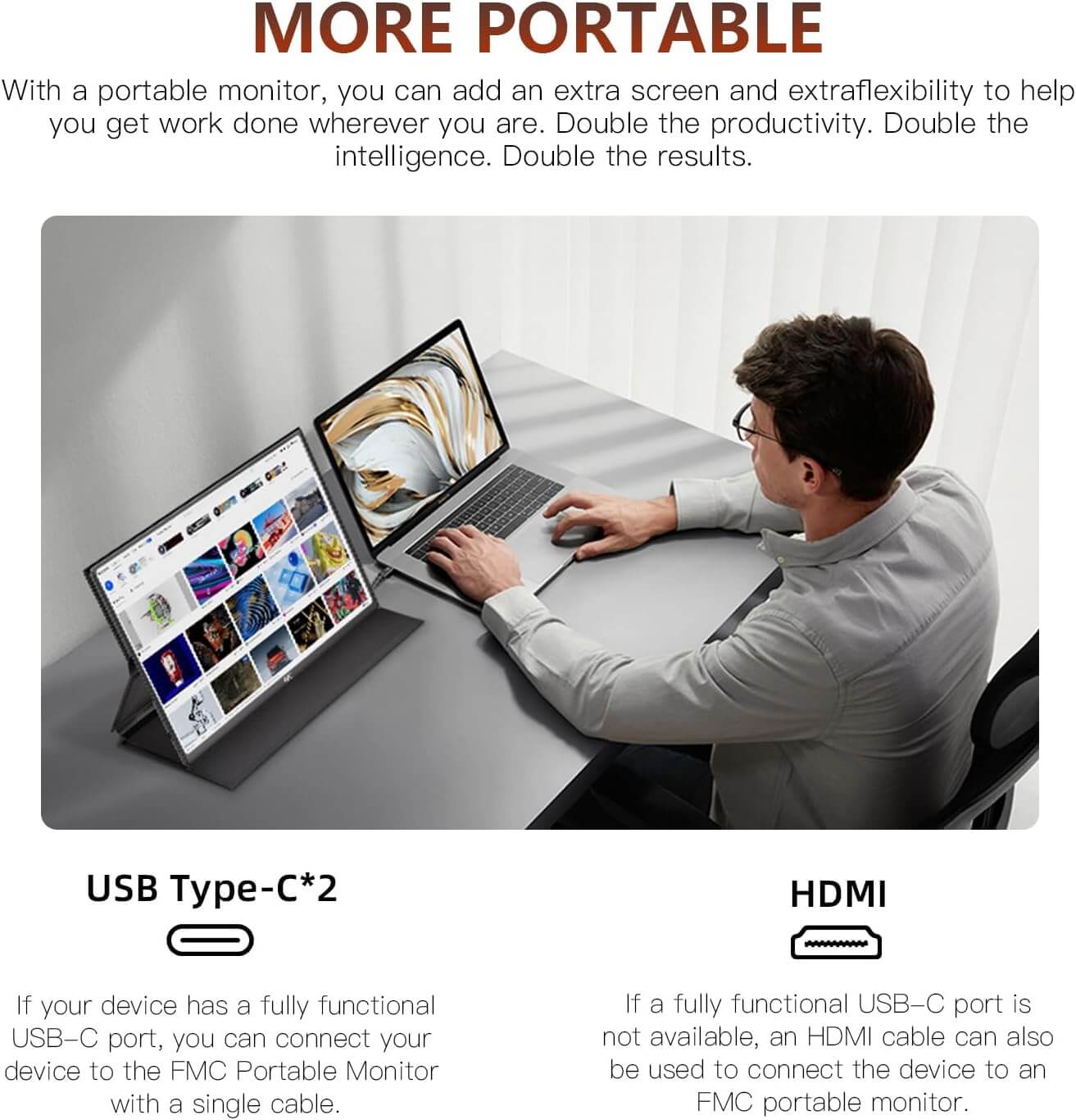 16 inch 1080P Portable Monitor - Smart Gizmo Tech