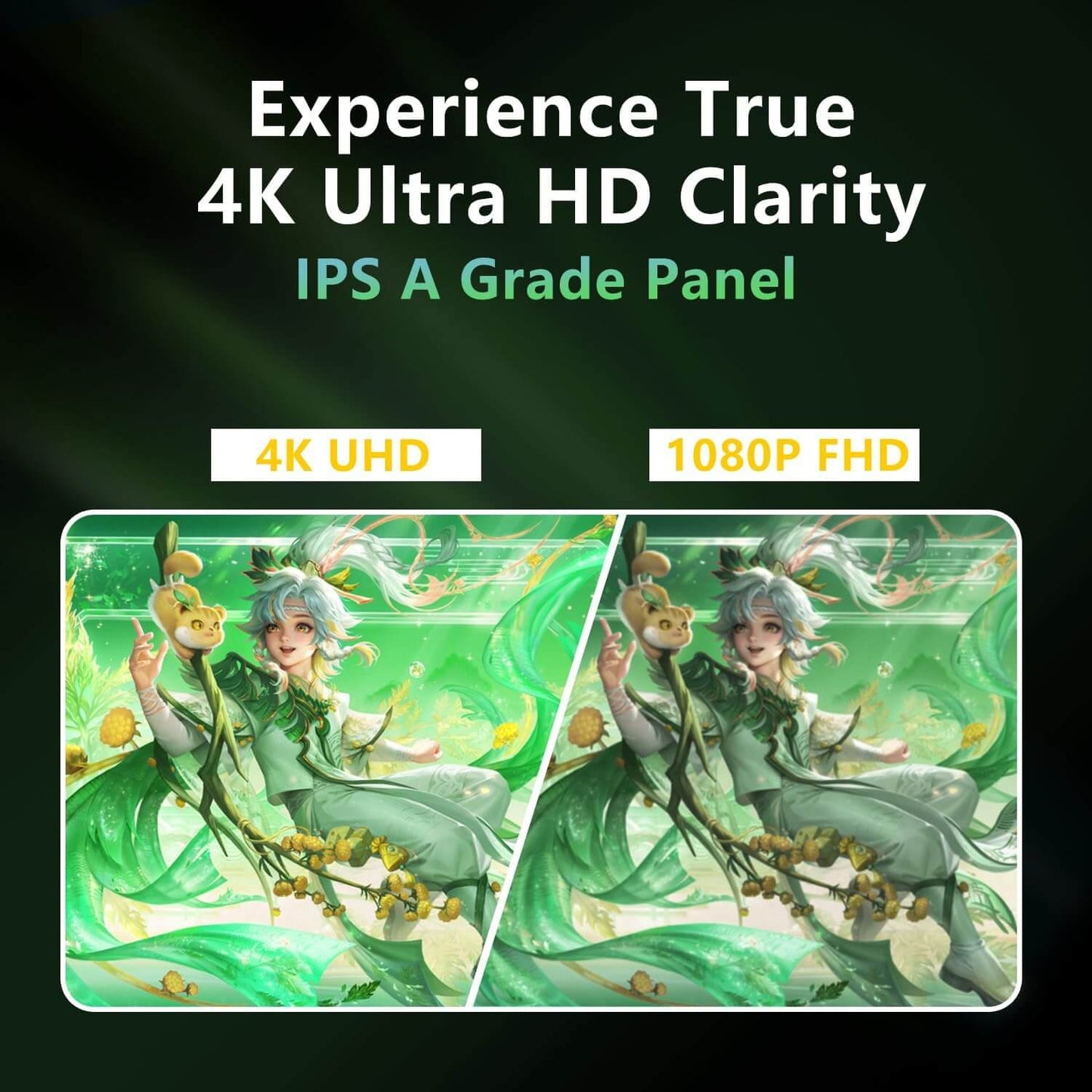 15.6 Inch 4K Portable Gaming Monitor with Touch - Smart Gizmo Tech