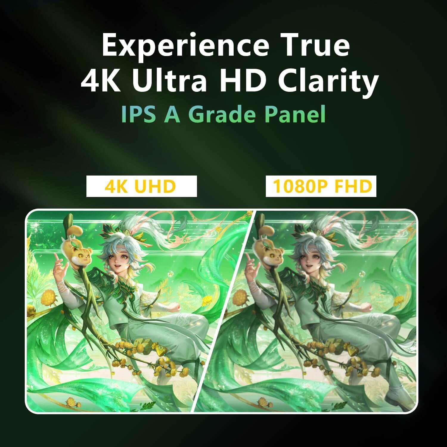 15.6 Inch 4K Portable Gaming Monitor with Touch - Smart Gizmo Tech